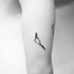 Man's silhouette tattoo