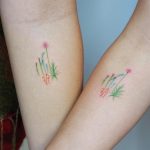 Matching fictional plants tattoos