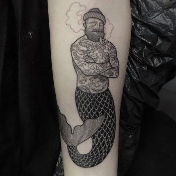 Mermaidman tattoo