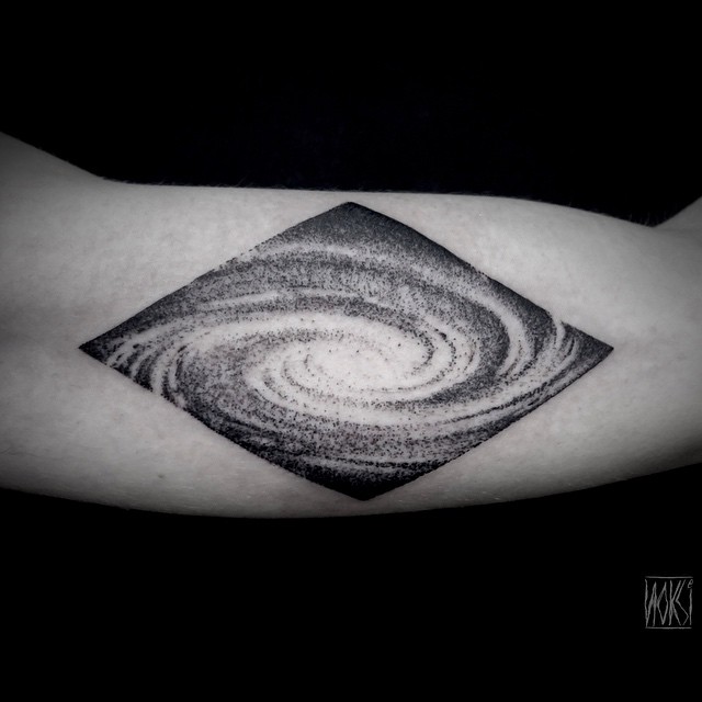 Milkyway galaxy tattoo