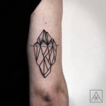 Minimalist iceberg tattoo