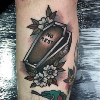 No rest tattoo