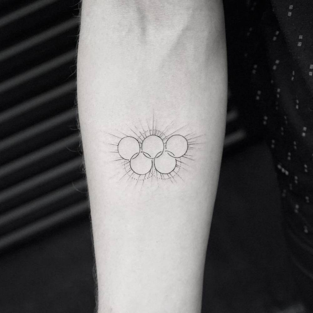 Olympic rings tattoo