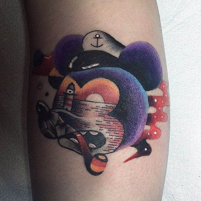 Sailor mickey tattoo