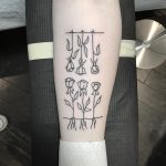 Six roses tattoo