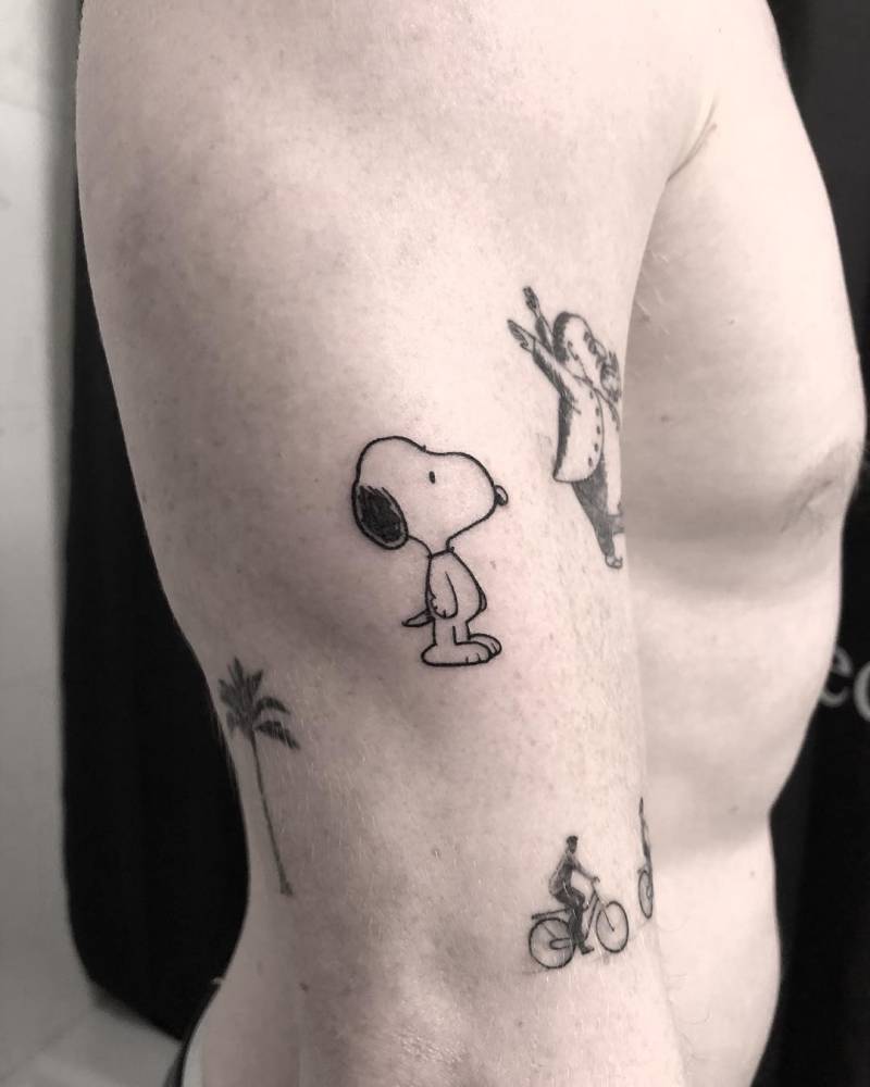 Snoopy tattoo