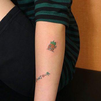Spongebob's house tattoo