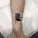 Sunbathing chair tattoo