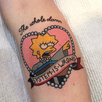The whole damn system is wrong tattoo