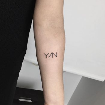Yes no maybe tattoo