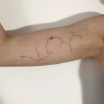 Aquarius and sagittarius constellation tattoos