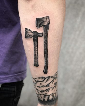 Axes tattoo