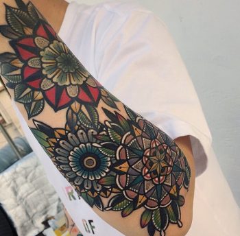 Beautiful flower tattoos by mico tattoo