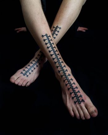 Black ornament tattoos by brody polinsky