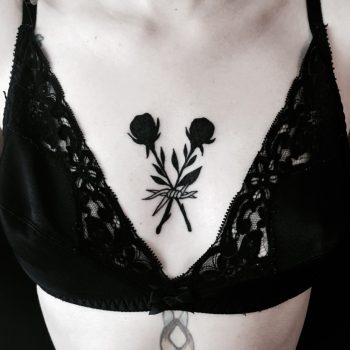 Black roses tattoo by berkin donmezz
