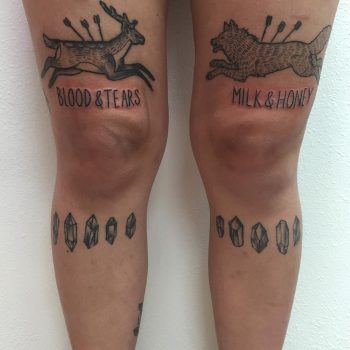 Blood & tears milk & and honey tattoos