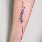 Blooming lavender tattoo