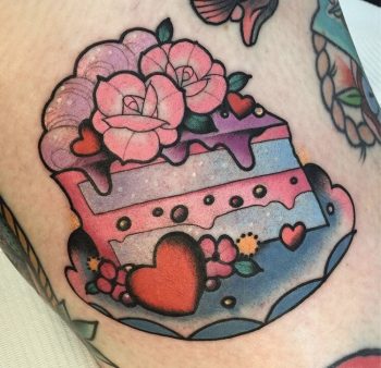 Cake tattoo by lya leister
