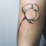 Cotton plant tattoo