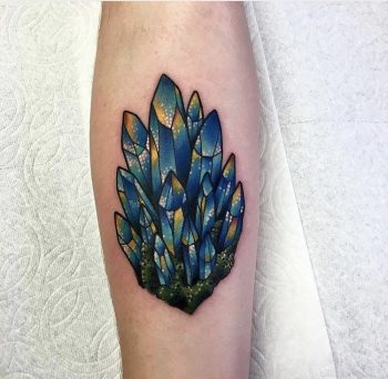 Crystal tattoo by roberto euán