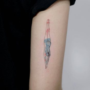 Diver tattoo