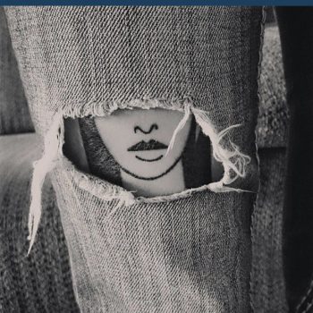 Face tattoo under the jeans