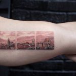 Florence landscape tattoo
