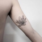 Gorgeous lotus flower tattoo