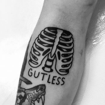 Gutless tattoo