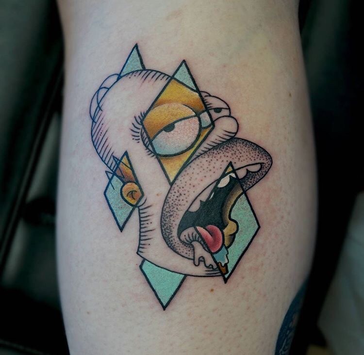 Hungry homer tattoo