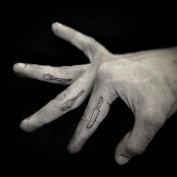 Kitchen tools tattoos