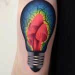 Lightbulb tattoo by aleksy marcinów