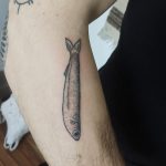Little anchovy tattoo