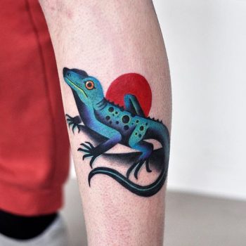 Lizard tattoo