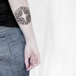 Mandala compass tattoo by dogma noir