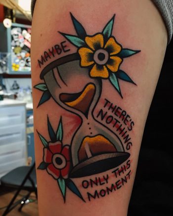Maybe there's nothing only this moment tattoo