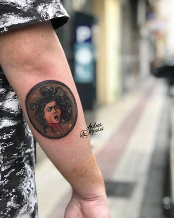 Medusa tattoo by caravaggio