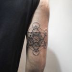 Metatrons cube tattoo by greg
