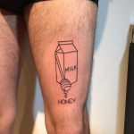 Milk and honey tattoo
