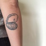 Oyster shell tattoo