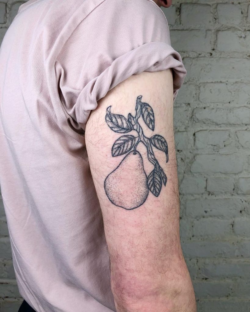 Pear tattoo