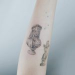 Raffaele monti the bride bust tattoo