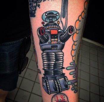 Robot tattoo