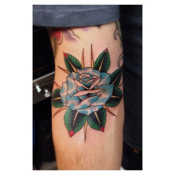 Rose in the ditch tattoo