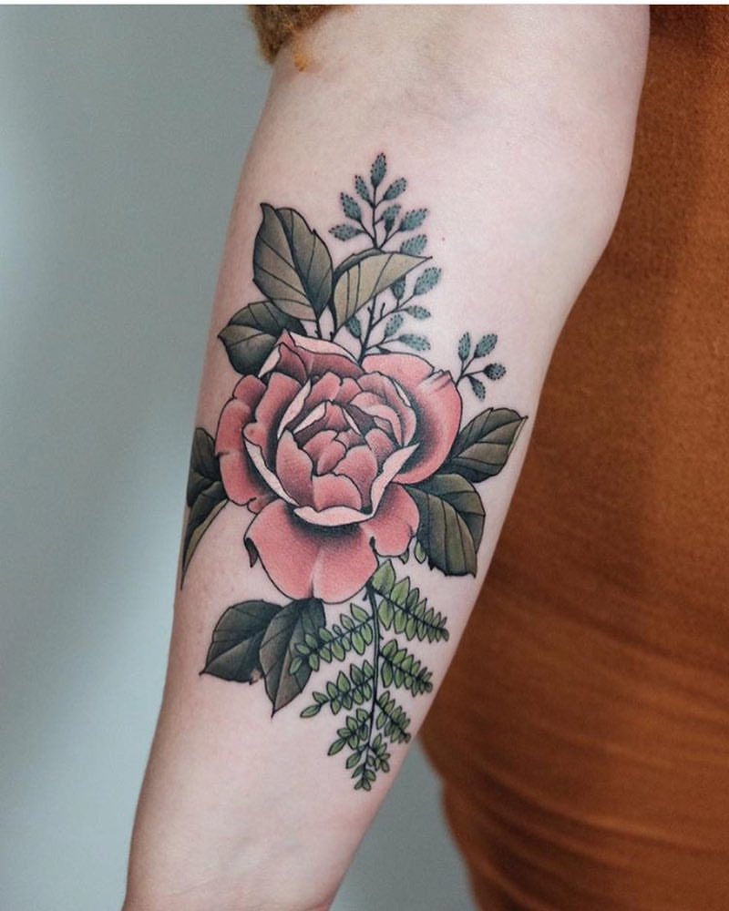 Rose tattoo by roald