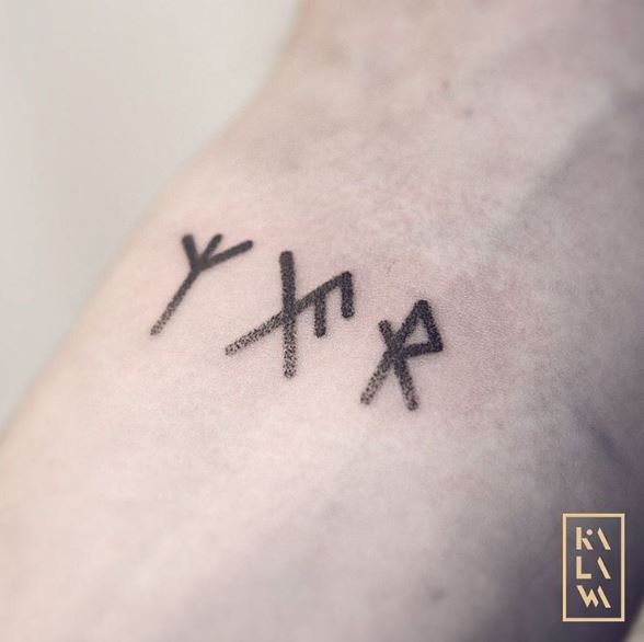 Runes tattoo