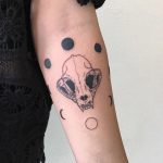 Skull and moon phases