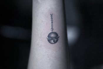 Small bell tattoo by yuni