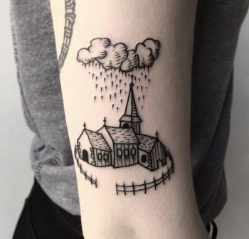 Small chapel tattoo