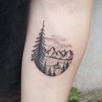 Small landscape tattoo by roald vd broek